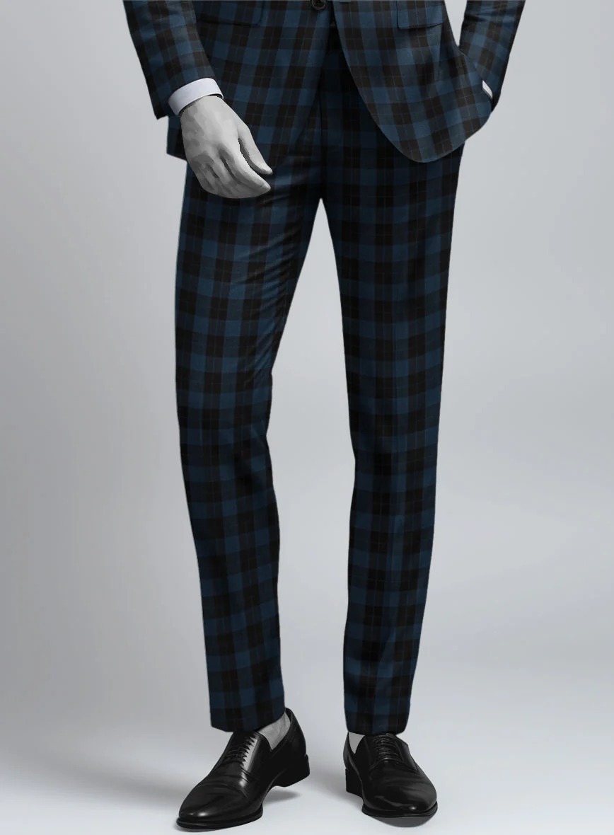 Napolean Oldo Blue Wool Suit - Image 6