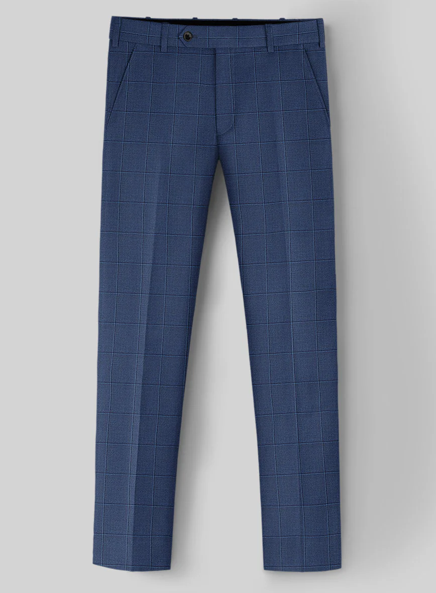 Napolean Pane Blue Wool Suit - Image 6
