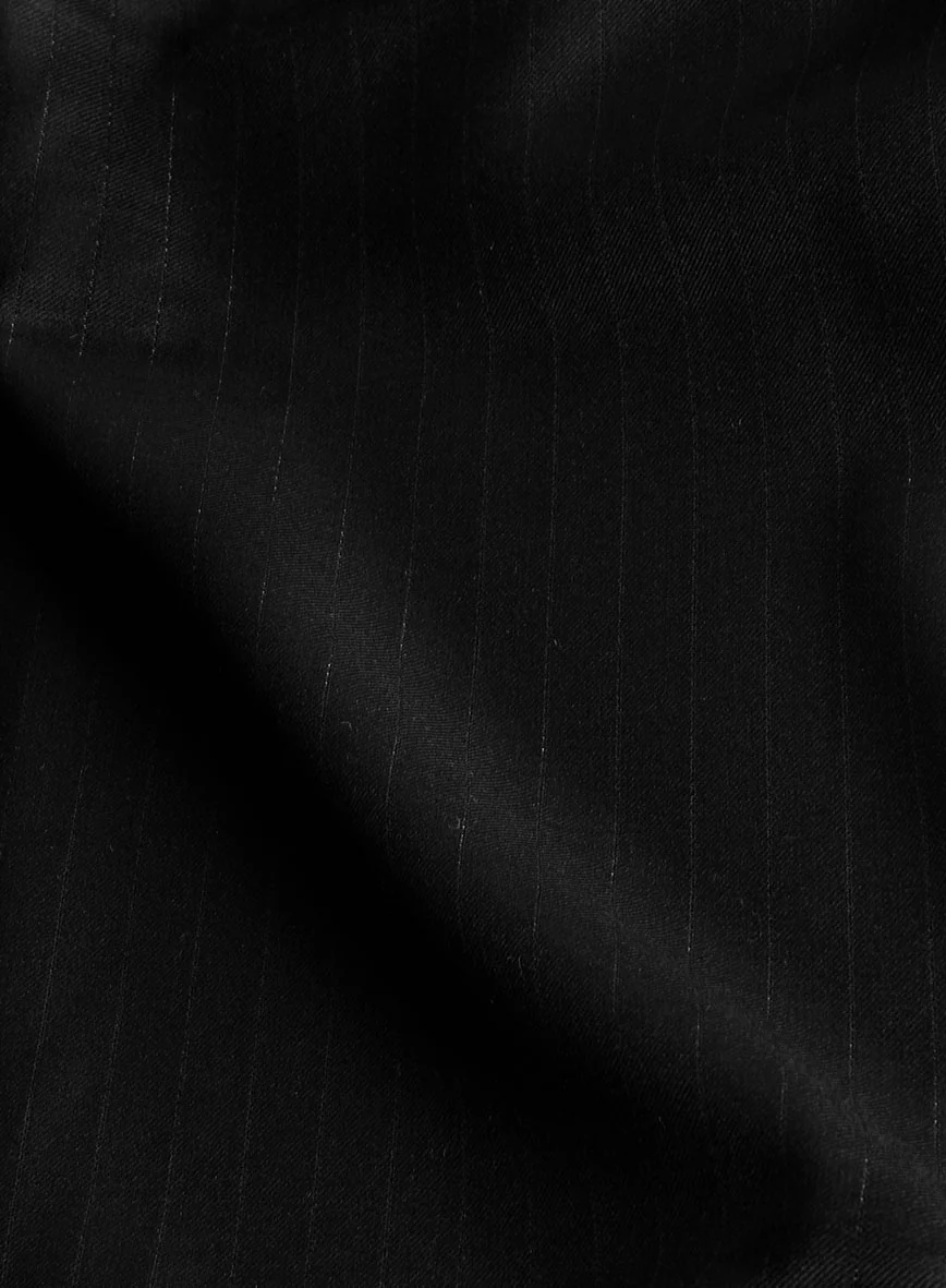 Napolean Party Stripe Black Wool Jacket - Image 2