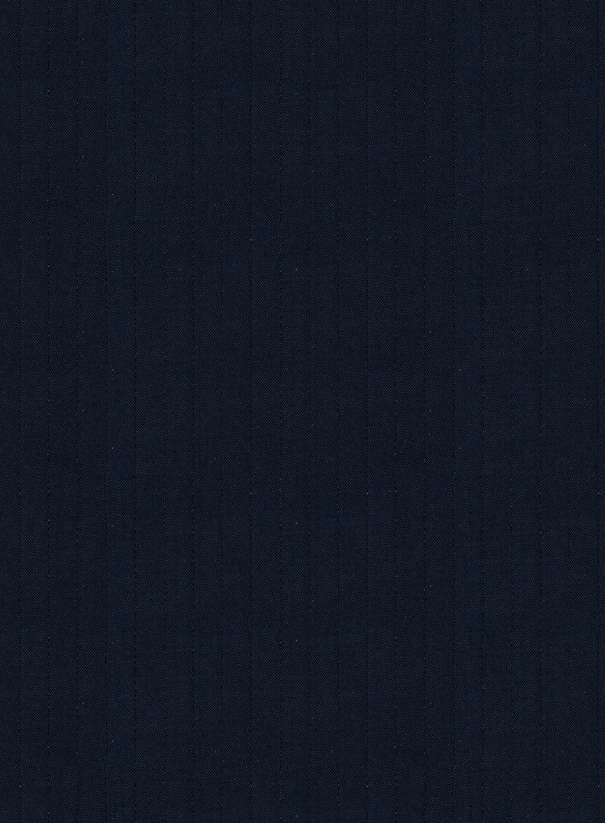 Napolean Party Stripe Blue Wool Jacket - Image 2