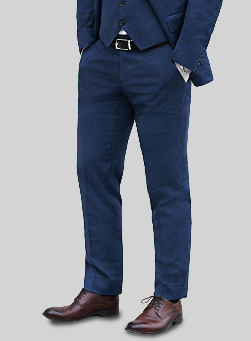 Napolean Persian Blue Wool Suit - Image 5