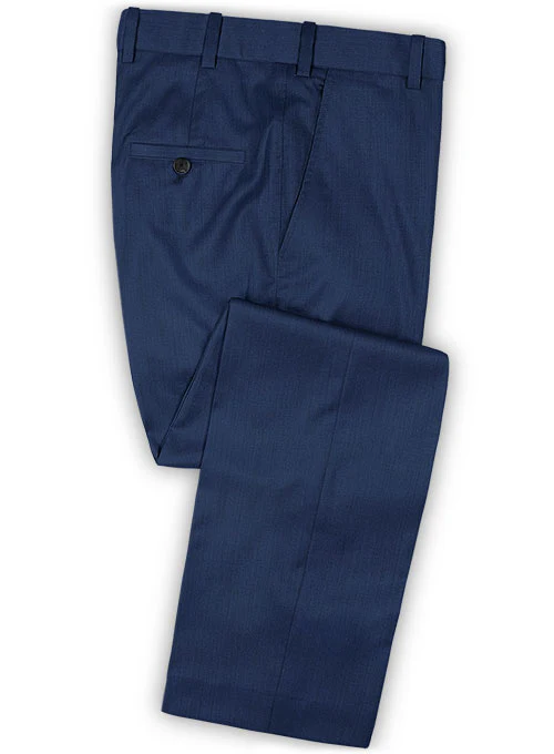 Napolean Persian Blue Wool Double Breasted Suit - Image 4