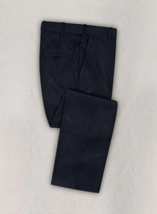 Napolean Polka Blue Wool Suit - Image 5