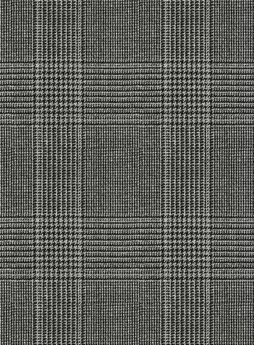 Napolean Porter Prince Of Wales Gray Wool Jacket - Image 3