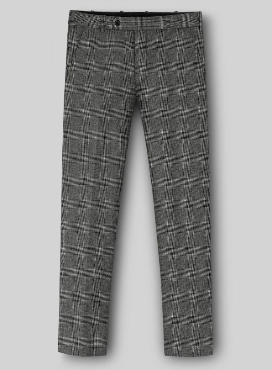 Napolean Porter Prince Of Wales Gray Wool Suit - Image 5