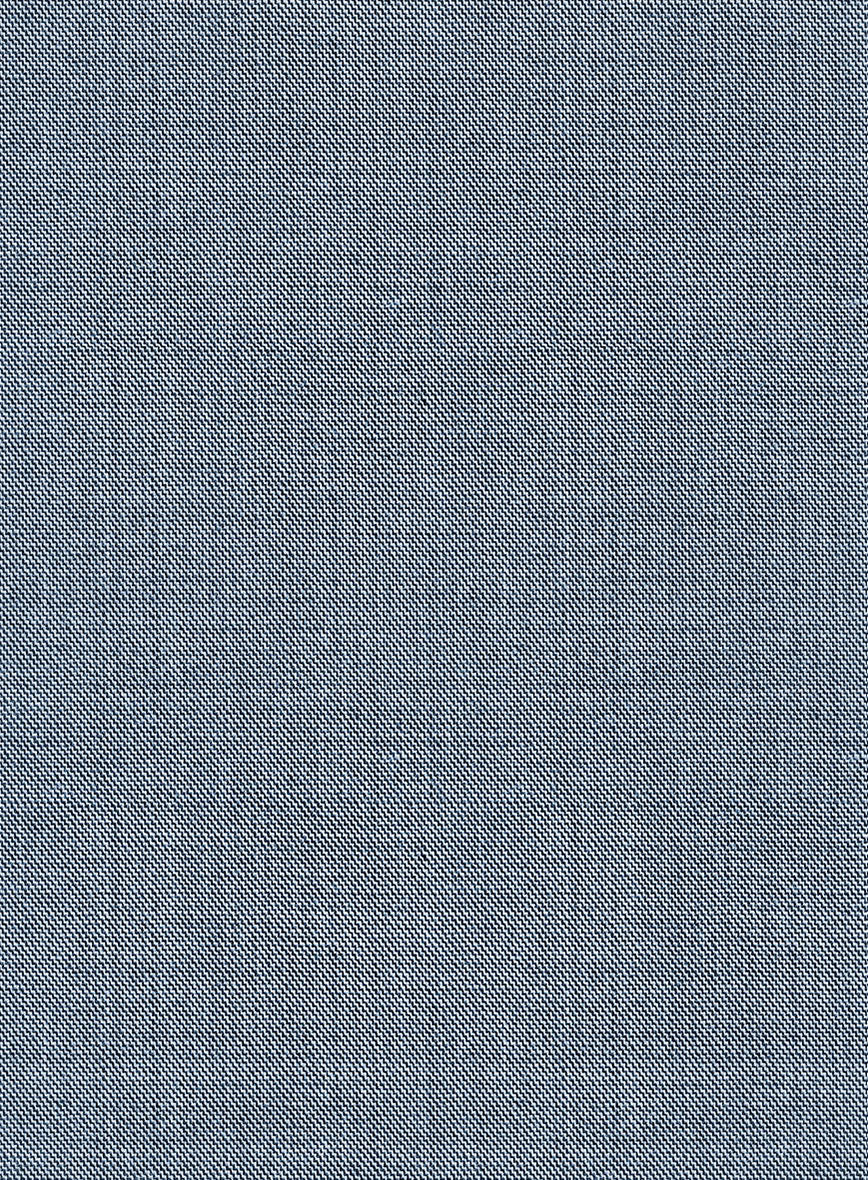 Napolean Powder Blue Sharkskin Wool Suit - Image 5