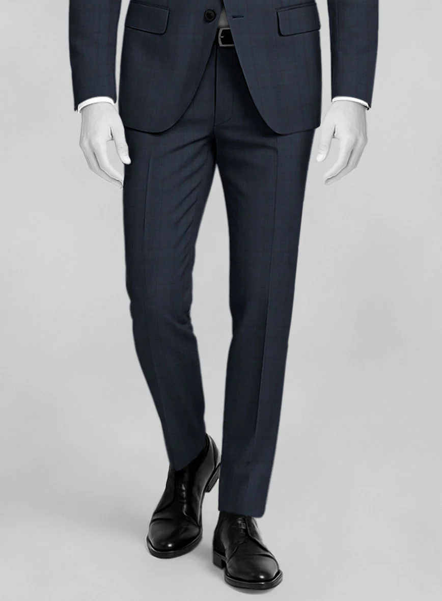 Napolean Preppy Blue Check Suit - Image 6