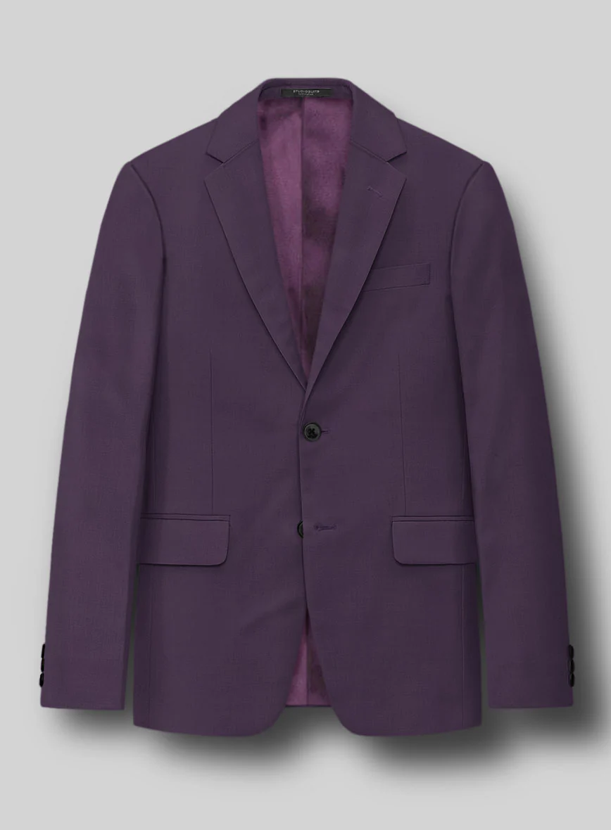 Napolean Purple Wool Suit - Image 5