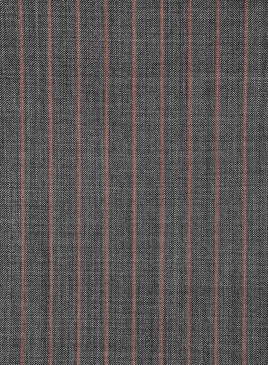 Napolean Raffa Stripe Ash Wool Jacket - Image 4
