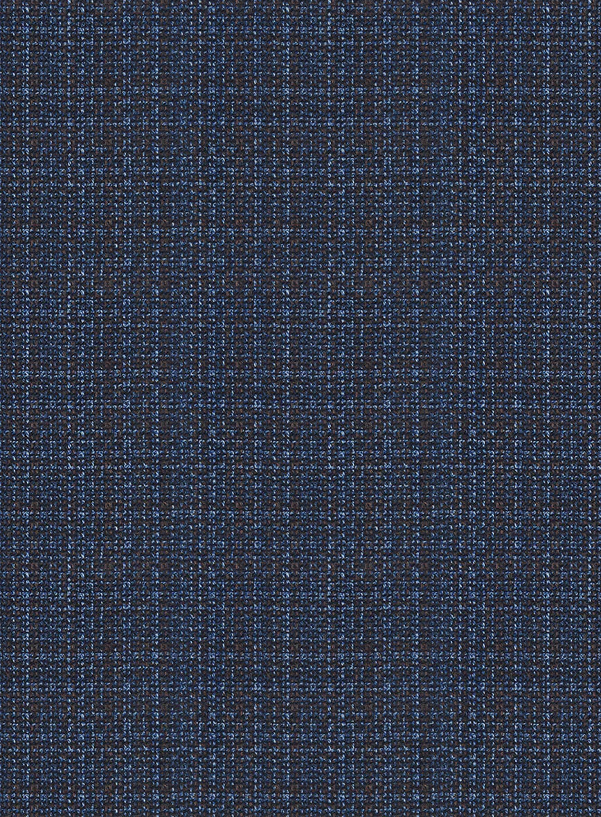 Napolean Retro Blue Wool Suit - Image 6