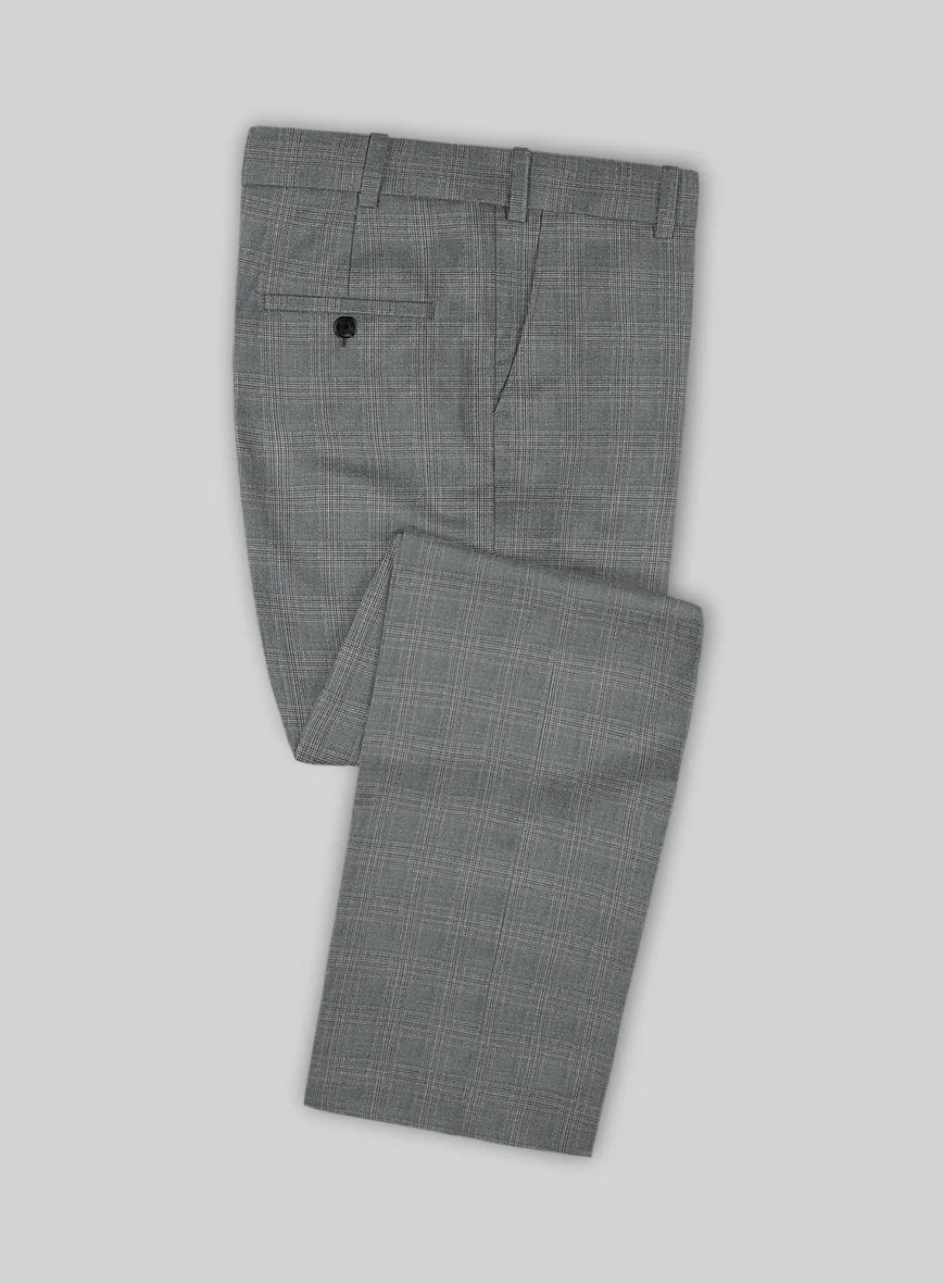 Napolean Retro Gray Glen Suit - Image 4