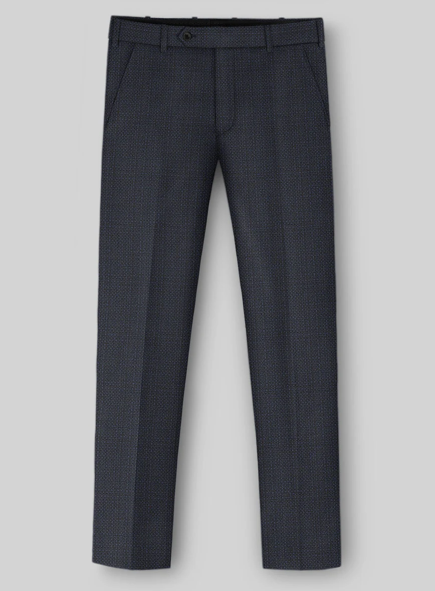 Napolean Retro Navy Wool Suit - Image 5