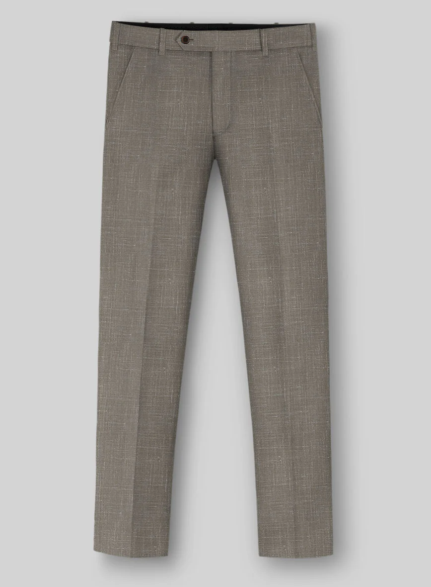 Napolean Ricci Mud Brown Wool Pants - Image 2