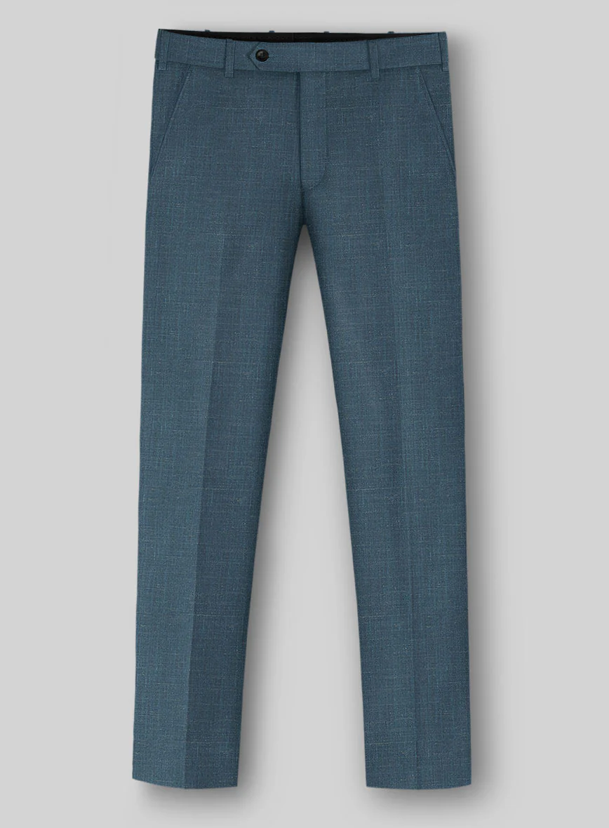 Napolean Ricci Rich Blue Wool Suit - Image 5