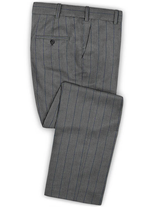 Napolean Rodrio Gray Wool Suit - Image 4