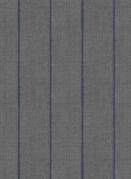 Napolean Rodrio Gray Wool Double Breasted Suit - Image 2