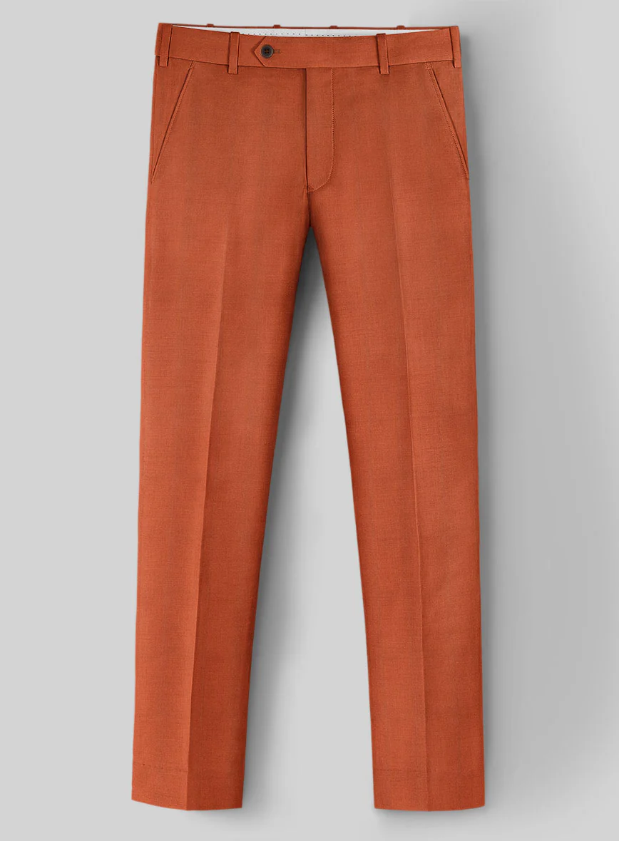 Napolean Runway Orange Wool Suit - Image 5