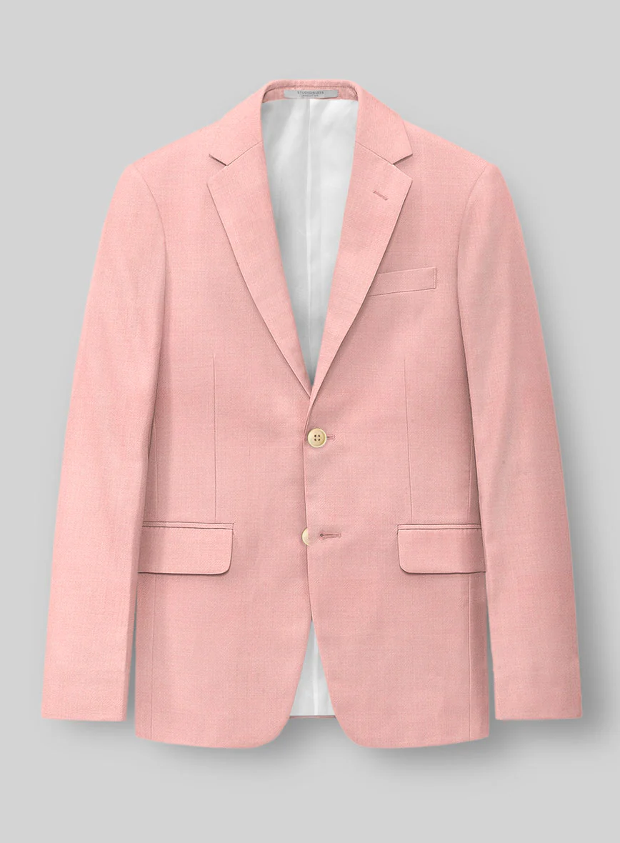 Napolean Runway Pink Wool Suit - Image 4