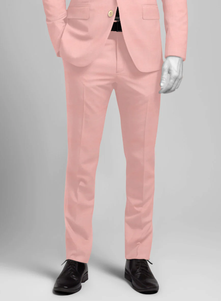 Napolean Runway Pink Wool Suit - Image 6