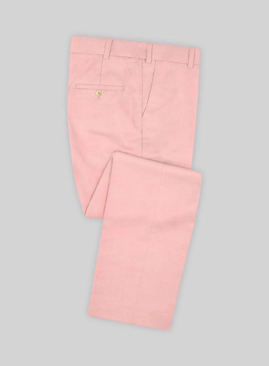 Napolean Runway Pink Wool Double Breasted Suit - Image 3