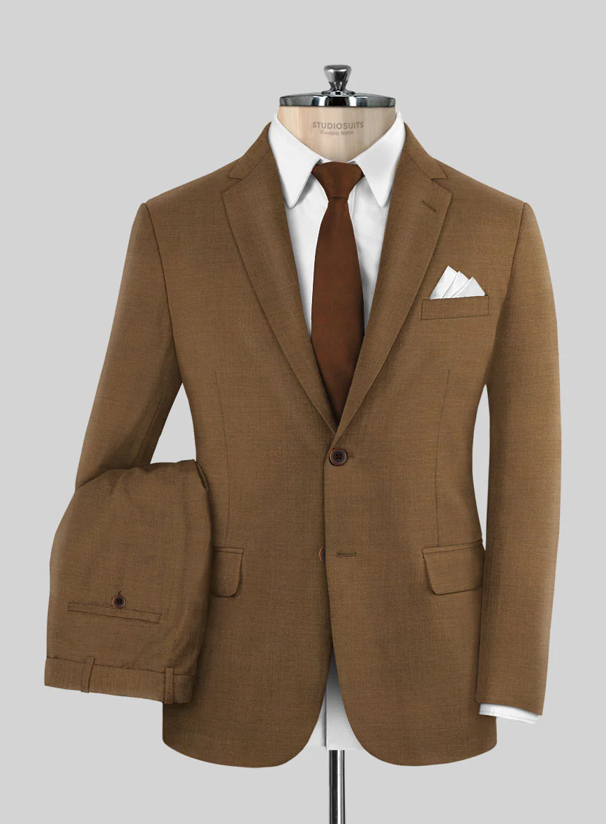 Napolean Rust Wool Suit - Image 2