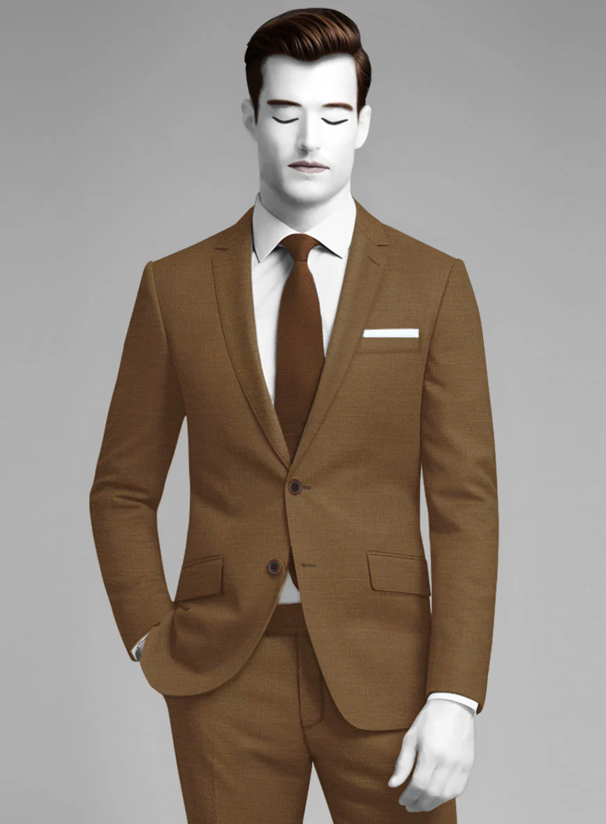 Napolean Rust Wool Suit - Image 4
