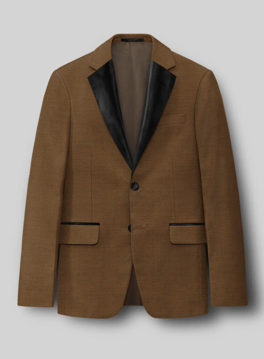 Napolean Rust Wool Tuxedo Suit - Image 3