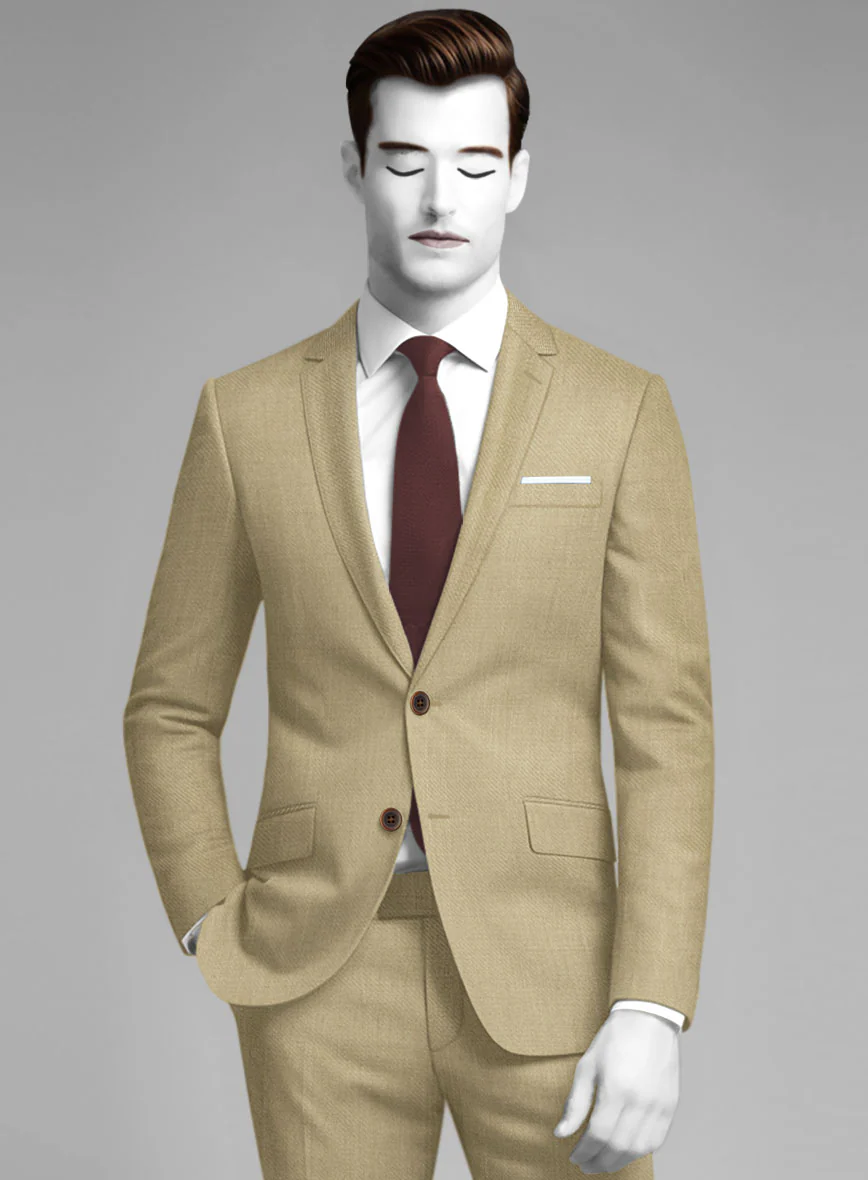 Napolean Sahara Khaki Wool Jacket - Image 2