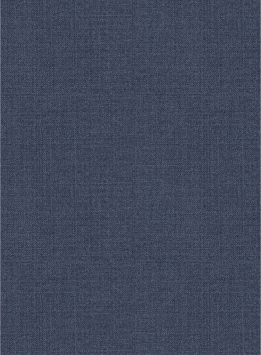Napolean Slate Blue Wool Double Breasted Jacket II - Image 3