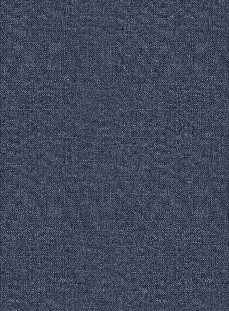 Napolean Slate Blue Wool Ivory Bar Jacket - Image 3