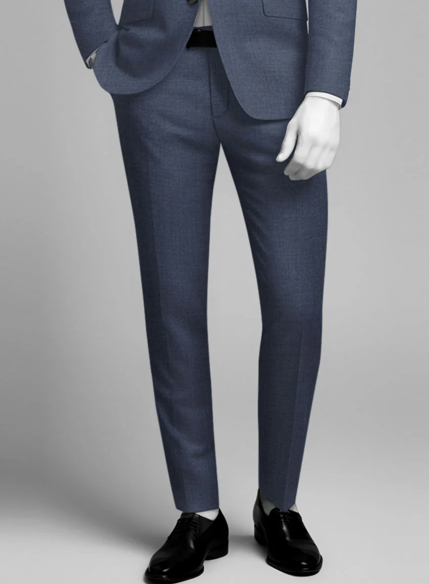 Napolean Slate Blue Wool Suit - Image 6