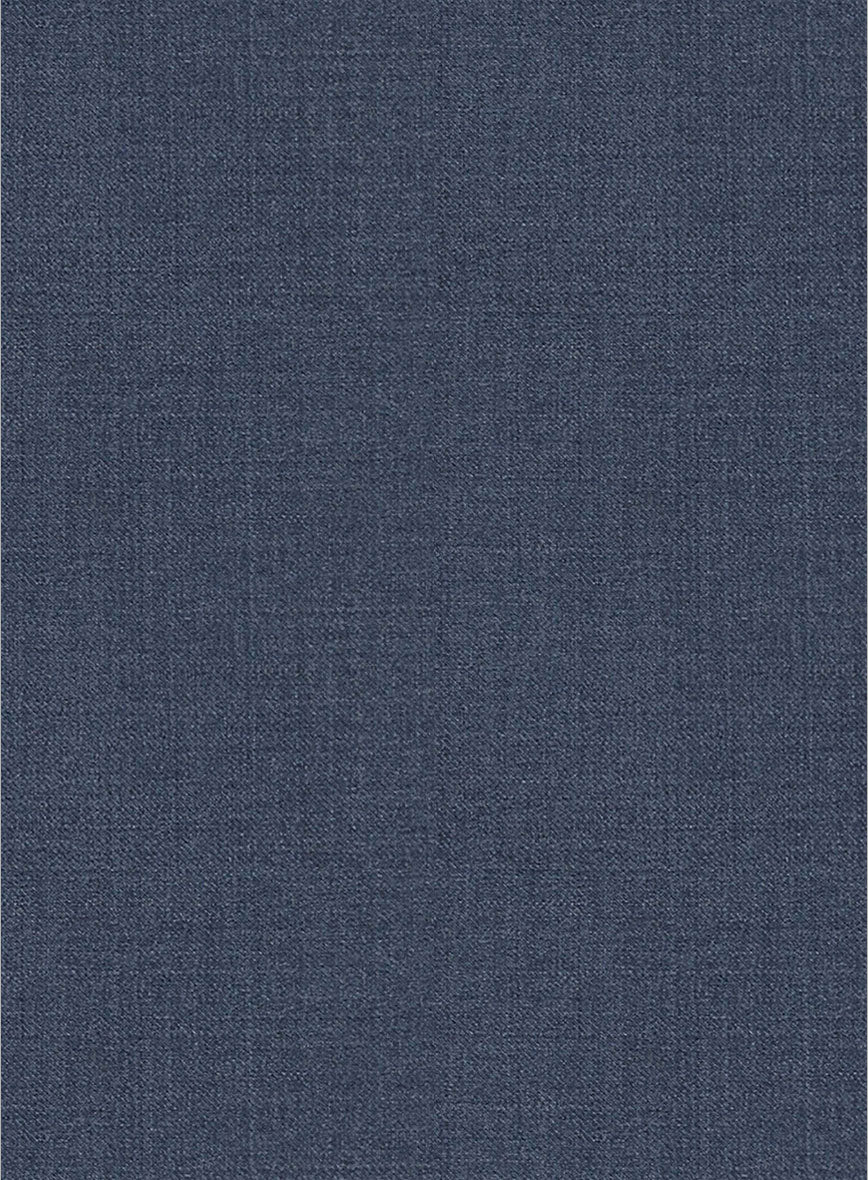 Napolean Slate Blue Wool Tuxedo Suit - Image 7