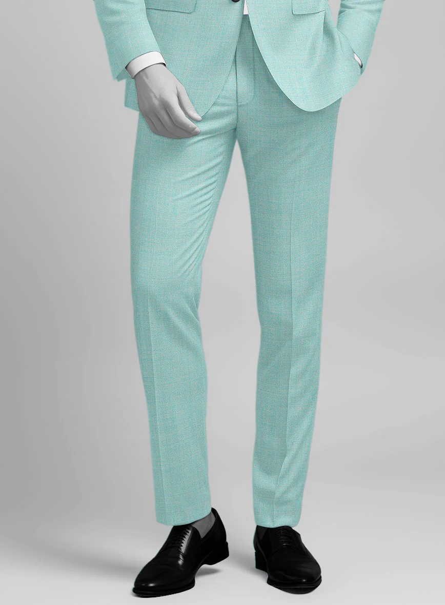 Napolean Spring Blue Wool Pants - Image 2