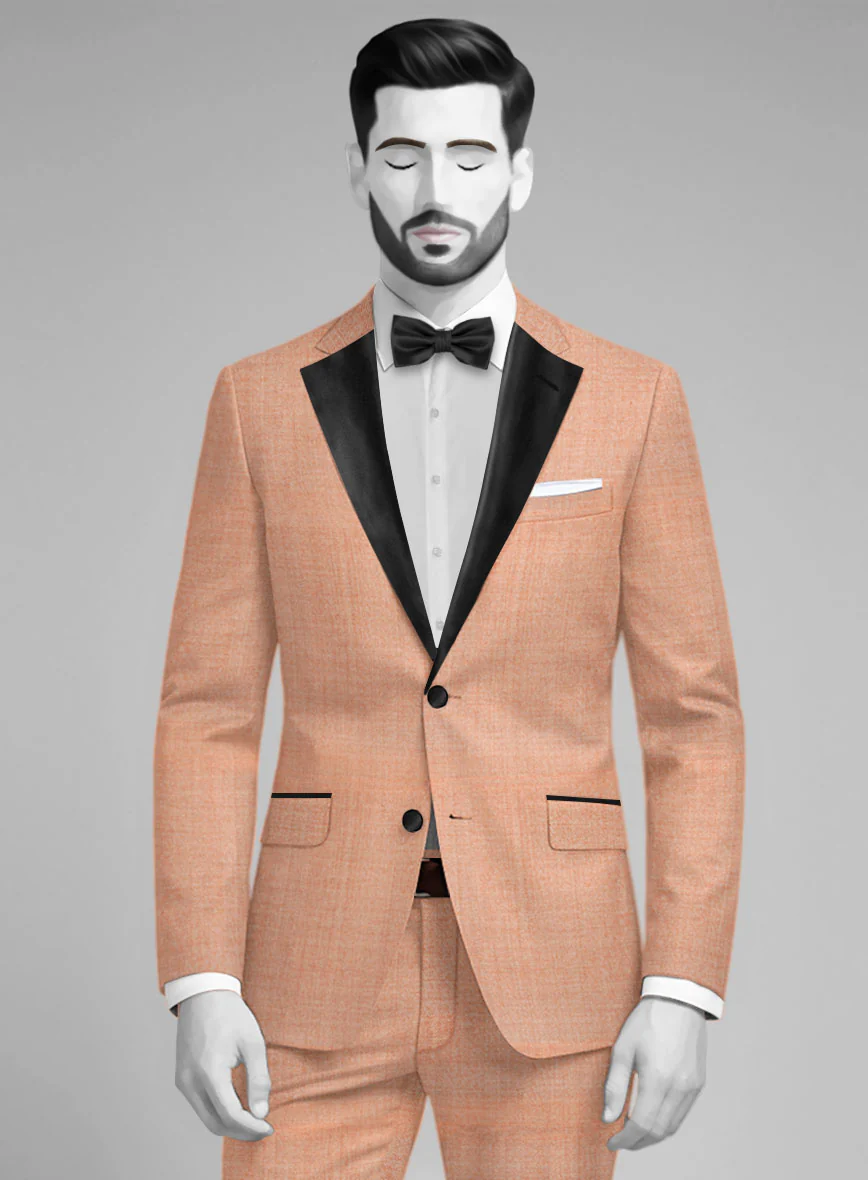 Napolean Spring Salmon Pink Tuxedo Jacket - Image 2