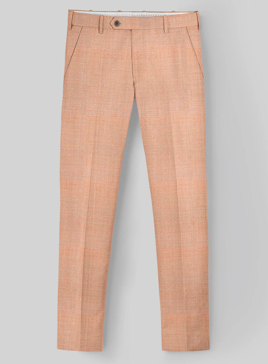 Napolean Spring Salmon Pink Wool Suit - Image 6
