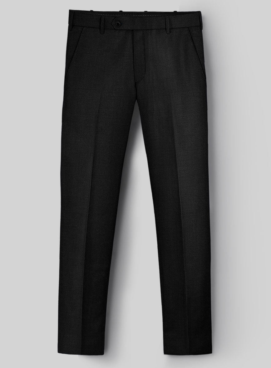 Napolean Stretch Black Wool Suit - Image 6