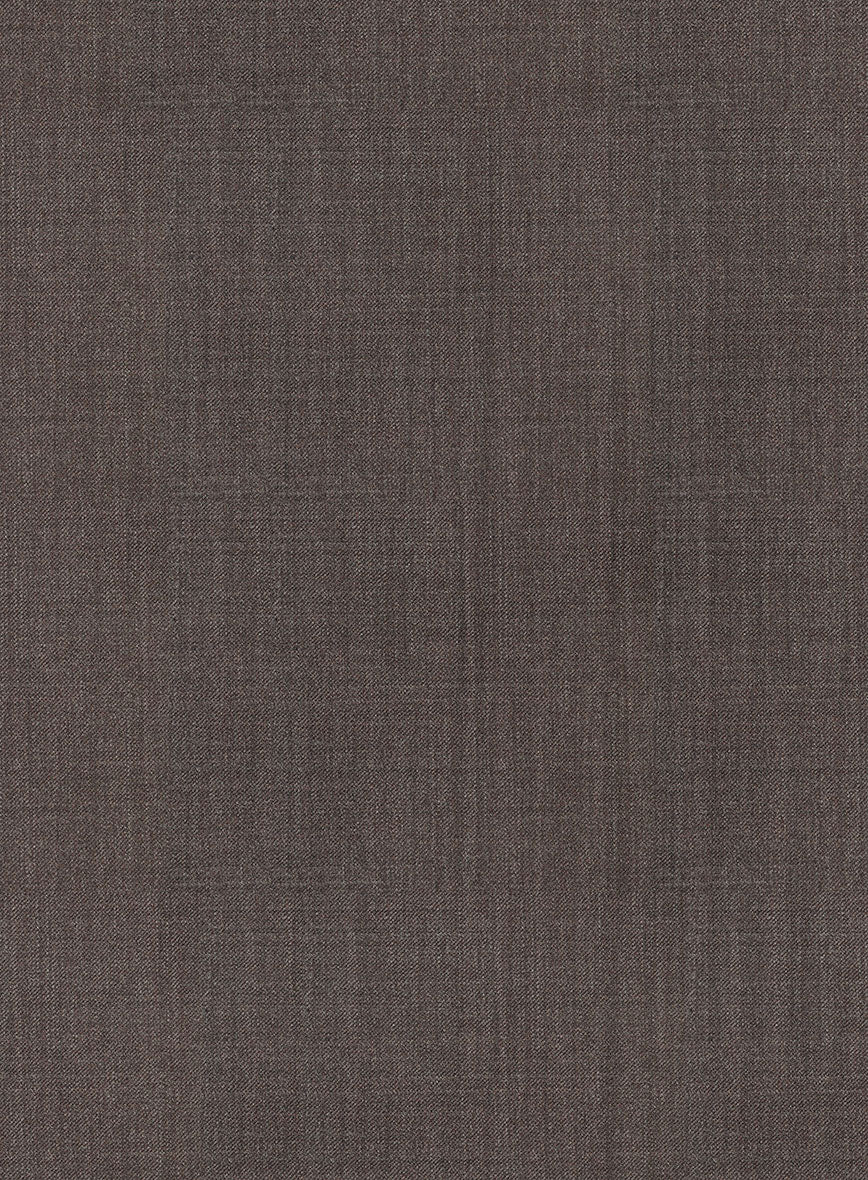 Napolean Stretch Brown Wool Tuxedo Suit - Image 4