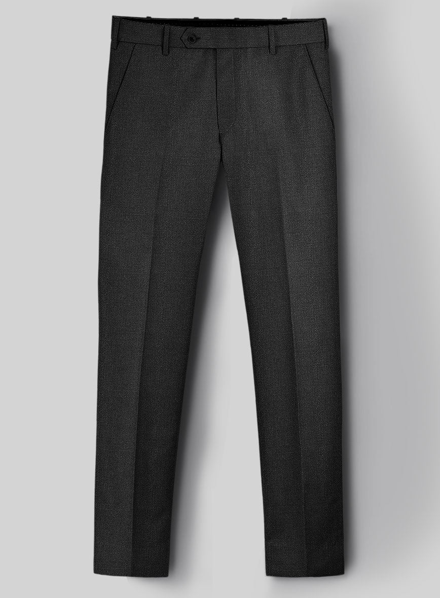Napolean Stretch Charcoal Wool Suit - Image 6