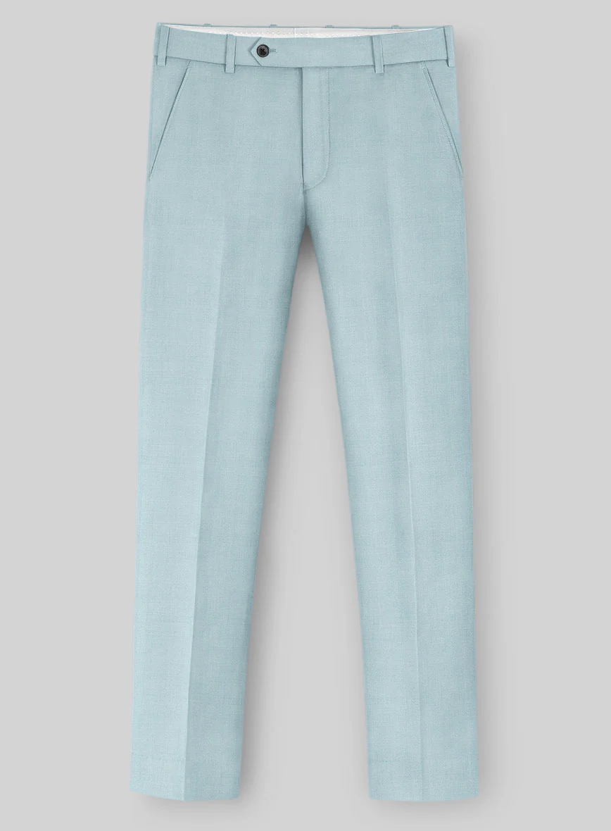 Napolean Stretch Coral Blue Wool Suit - Image 5