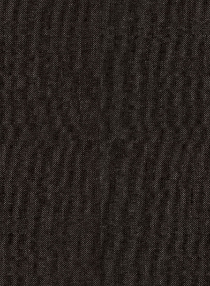 Napolean Stretch Dark Brown Wool Jacket - Image 3