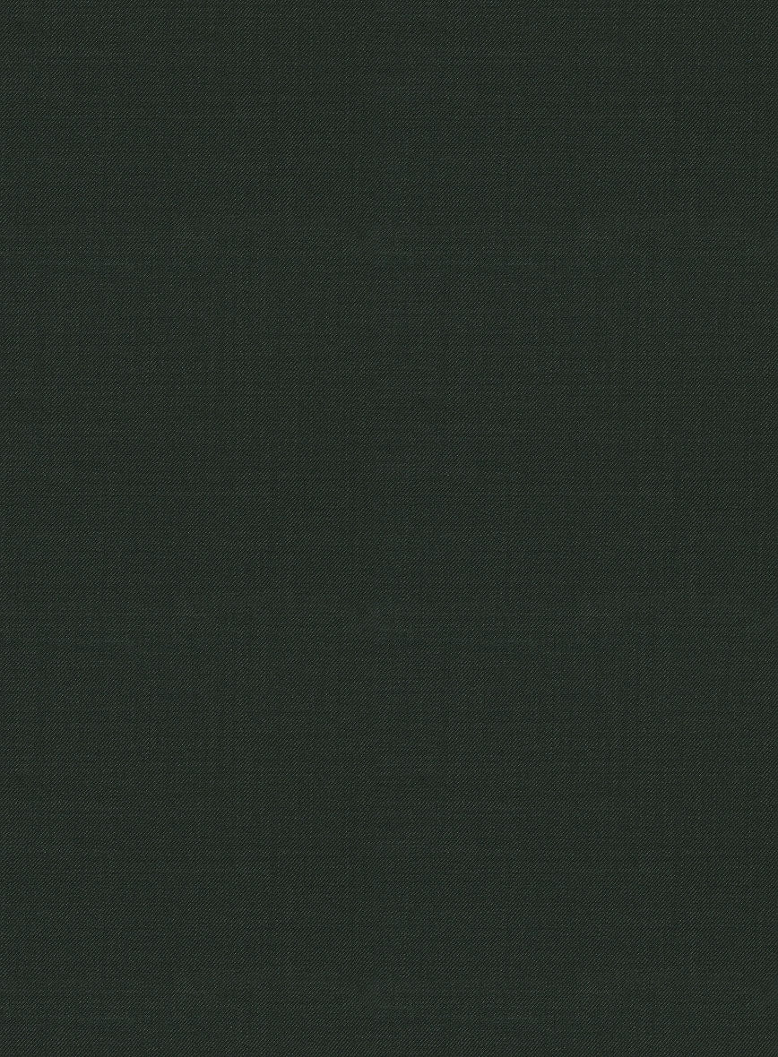 Napolean Stretch Dark Green Wool Jacket - Image 3