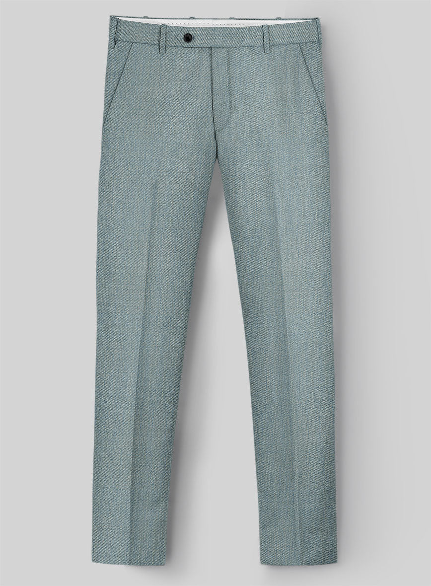 Napolean Stretch Gray Blue Wool Suit - Image 5
