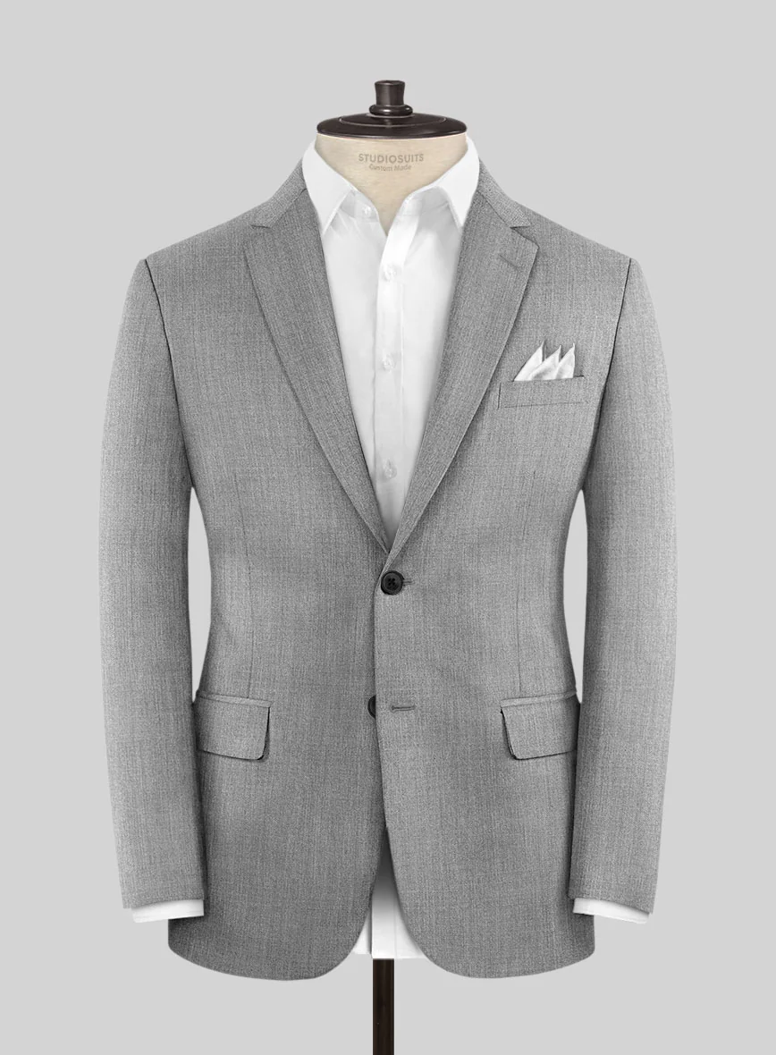 Napolean Stretch Gray Wool Suit - Image 5