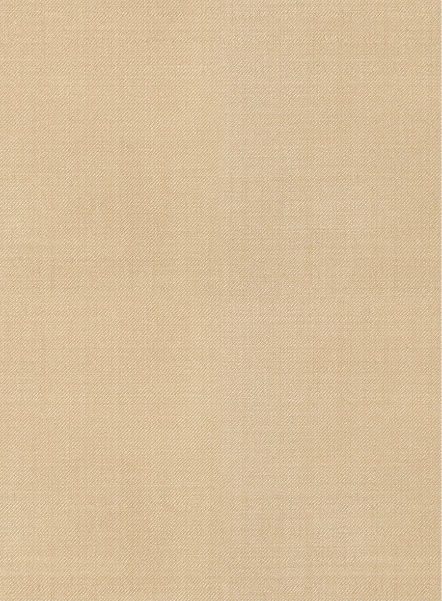 Napolean Stretch Khaki Wool Tuxedo Suit - Image 7