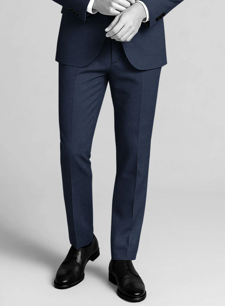 Napolean Stretch Royal Blue Wool Suit - Image 5