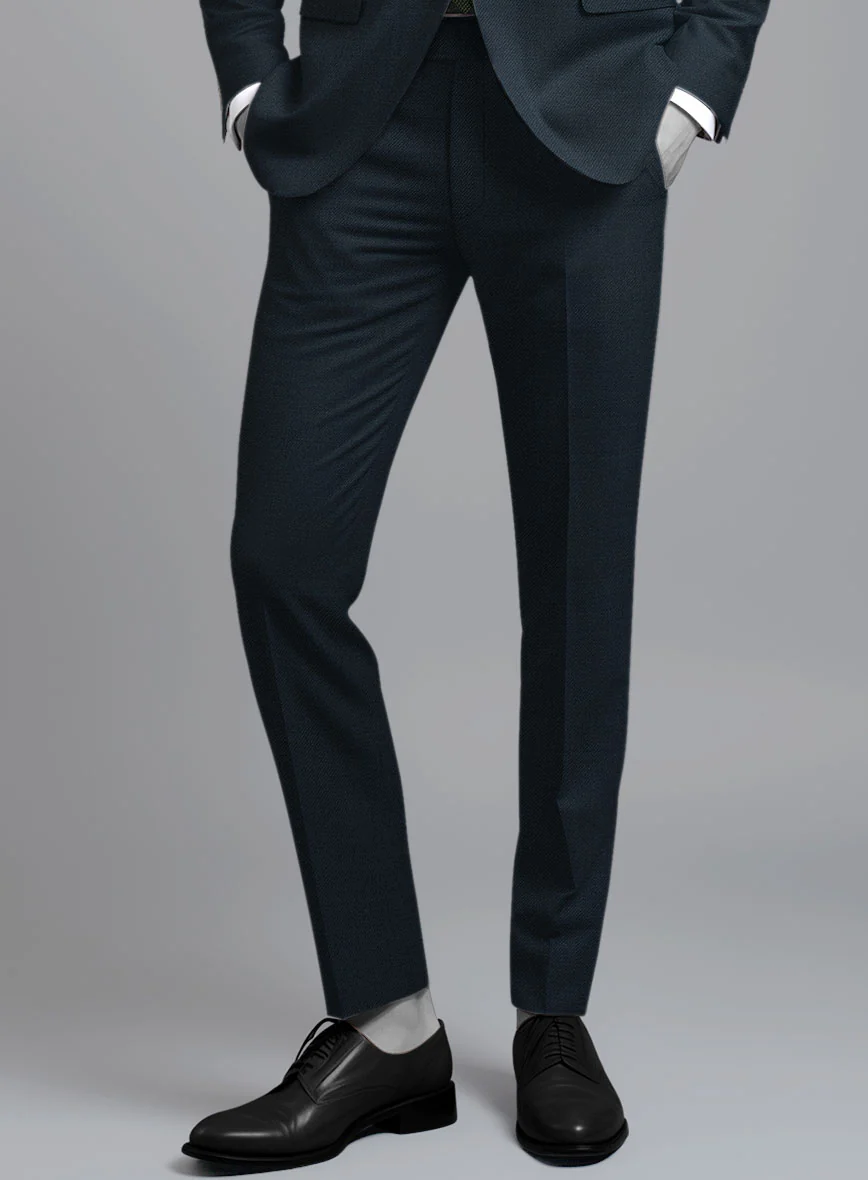 Napolean Stretch Sailor Blue Wool Suit - Image 6