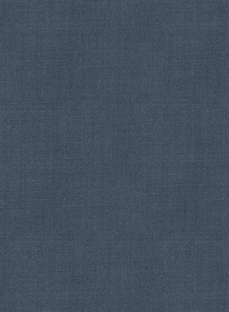 Napolean Stretch Space Blue Wool Jacket - Image 3