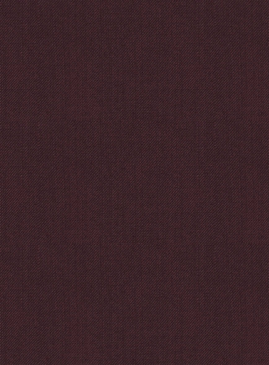 Napolean Stretch Wine Wool Jacket - Image 3