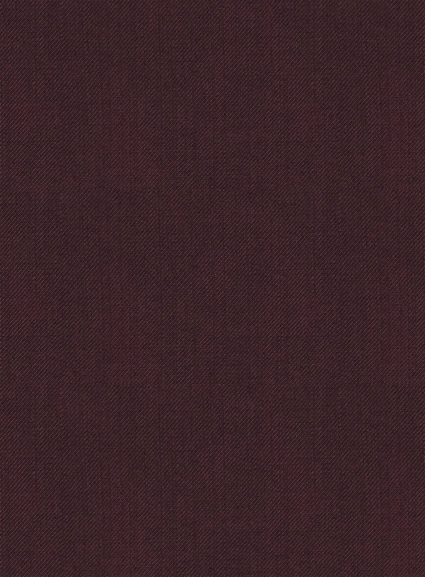Napolean Stretch Wine Wool Tuxedo Suit - Image 4