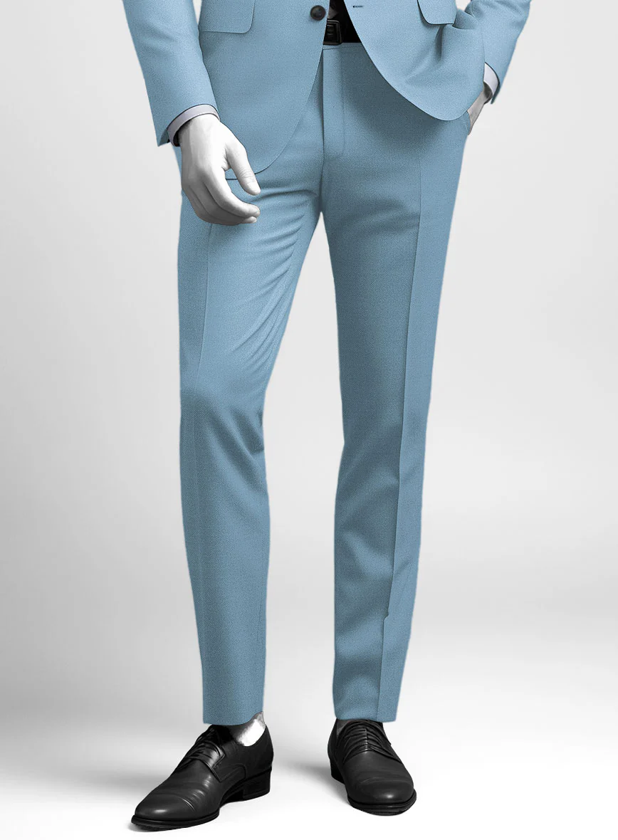 Napolean Taj Blue Wool Suit - Image 5